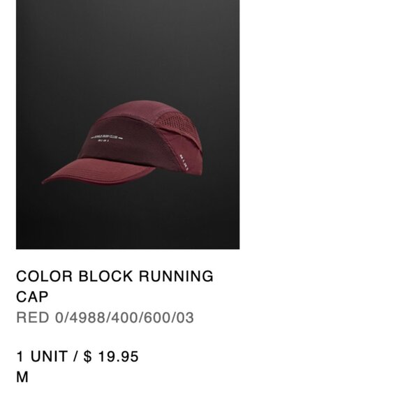 Zara: Color Block Running Cap - Picture 8 of 8